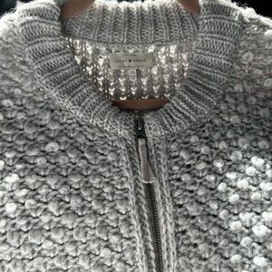 Lucky Brand sweater jacket, 2X, grey